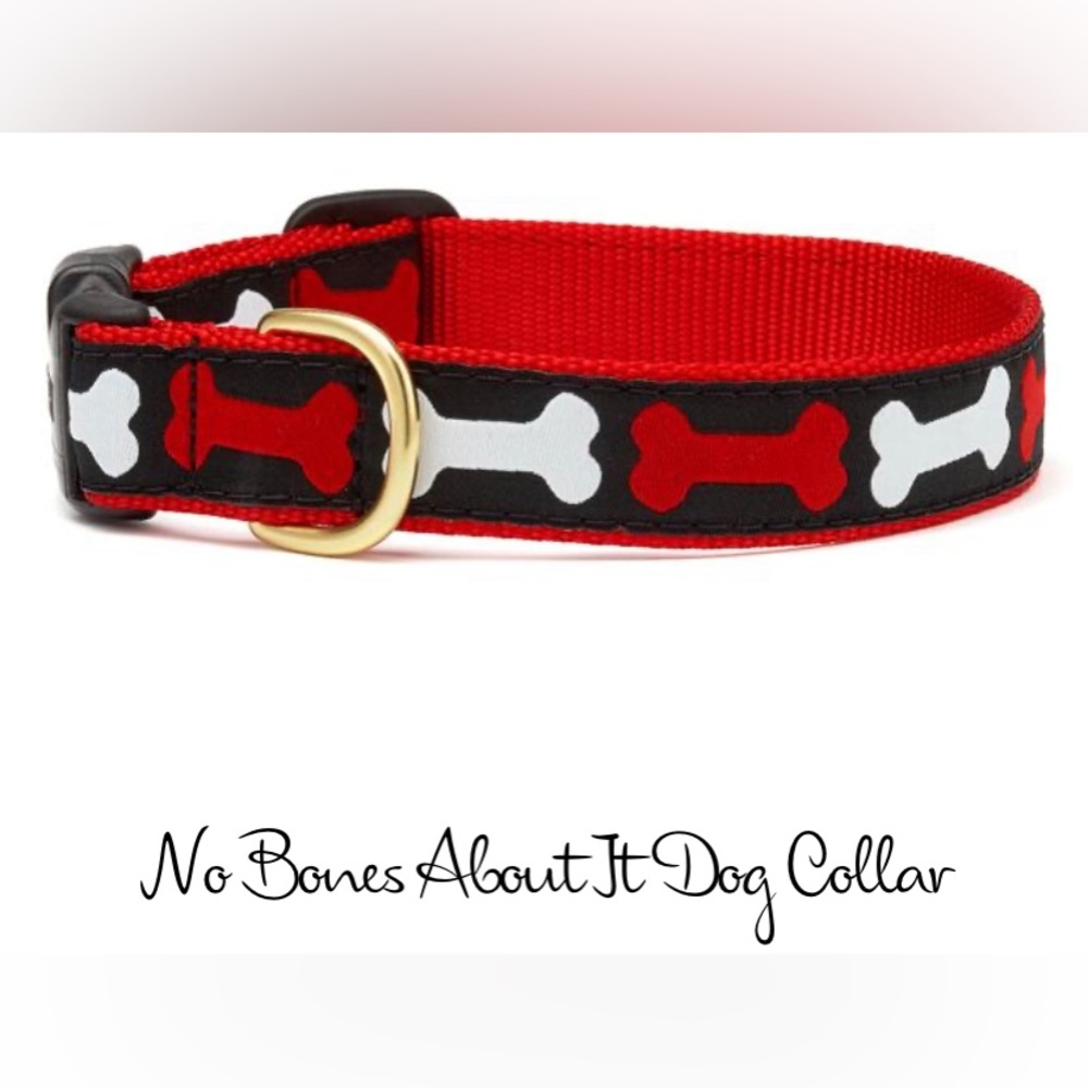 No Bones About It Dog Collar size M